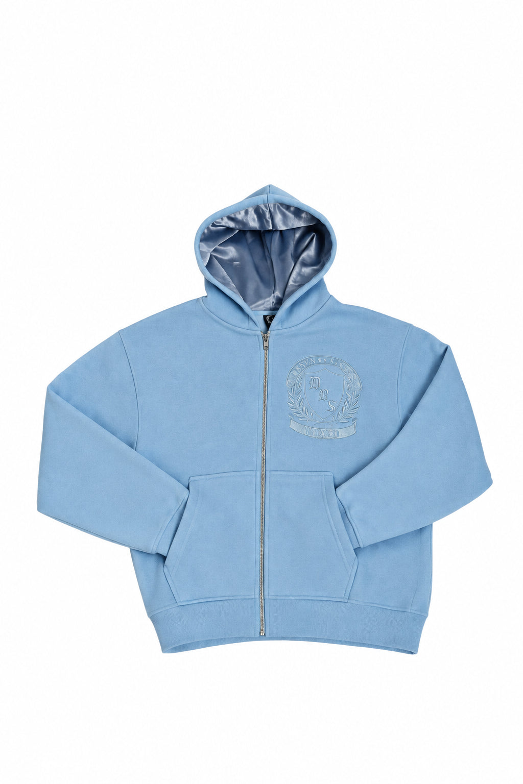 DBS Blue Fall Essentials Zip-up Hoodie