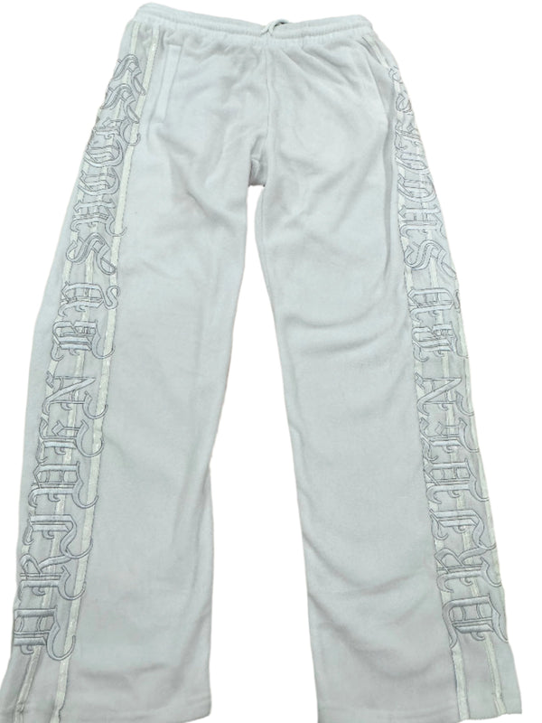 DBS Sherpa Track Pants White