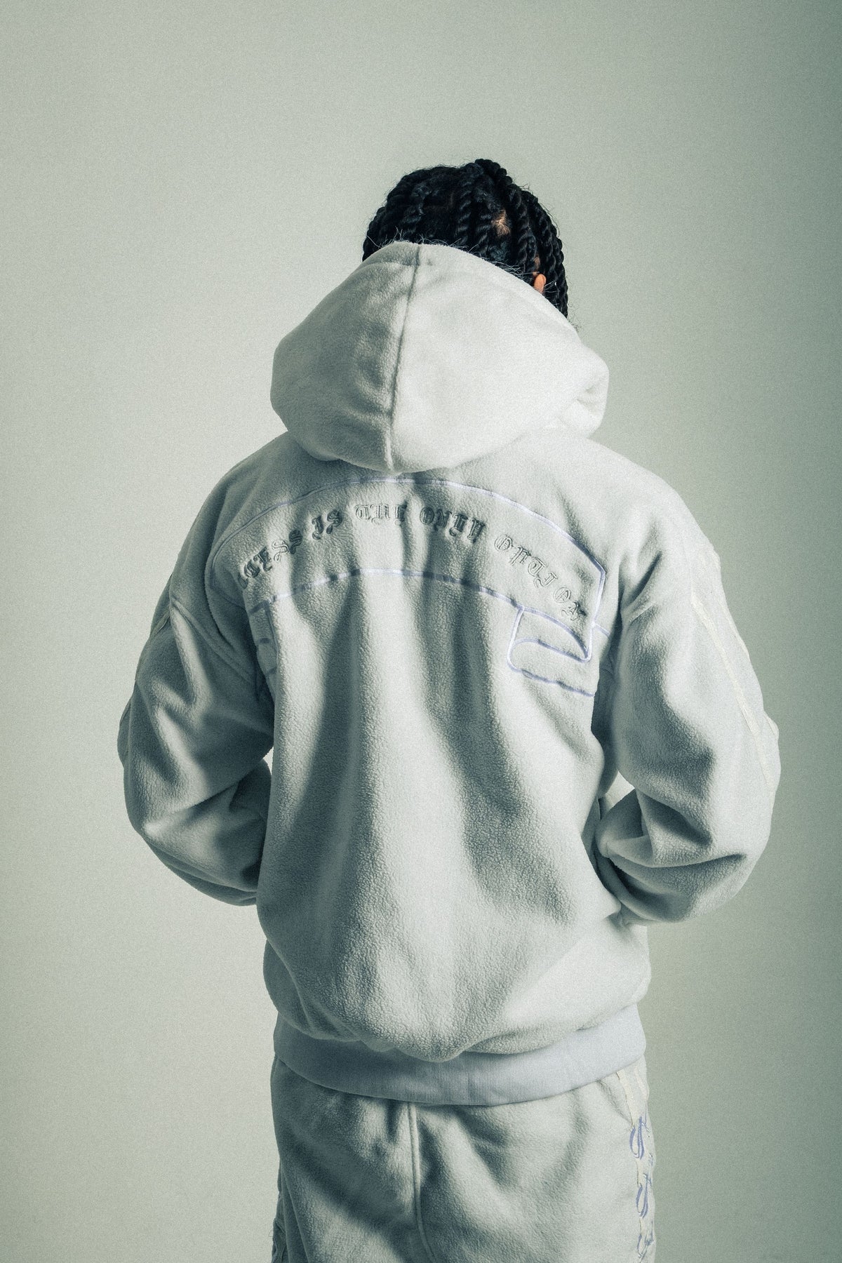 DBS Sherpa Track Jacket White