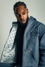 DBS Quilted Denim Worker Jacket 1